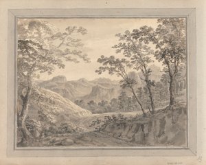 Uitzichten in Engeland, Schotland en Wales; Tour in Schotland: Bergachtig landschap met weg
