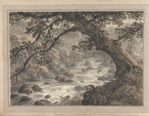 Uitzichten in Engeland, Schotland en Wales: Uitzicht op de lagere Cascade, Rydal Westmorland