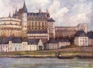 Amboise vanaf de Loire
