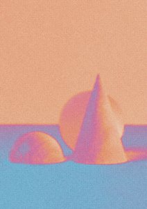 Dromerige geometrische vormen door Amy Louise Baker