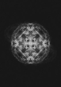 Gloeiende abstracte bol