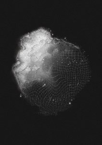 Starry Nebula Net door Amy Louise Baker