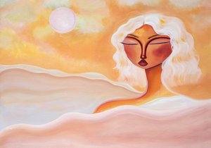 Golden Hour Dreamer door Amy Straley