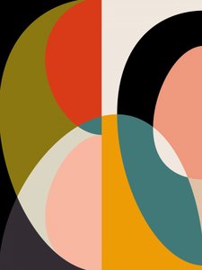 Mid Century Pastel 11 door Ana Rut Bre