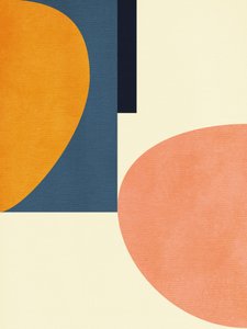 Rainbow Plus Shapes  Blauw-mosterd1