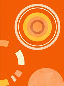 Spring Mid Rhapsody Oranje 4 door Ana Rut Bre