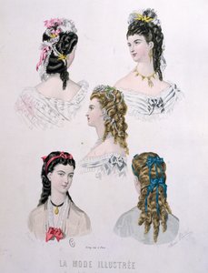 Kapsels met linten, illustratie uit 
