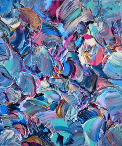 Levendige abstracte krullen door Anastasiya Devochkina