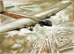Vlucht over het Rode Plein, 1937 door Anatoly Andreyevich Suvorov