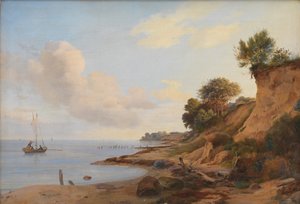 Strandpartij in de buurt van Taarbæk