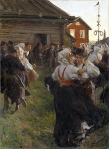 Midzomerdans door Anders Leonard Zorn