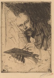 Carl Larsson, 1897 door Anders Leonard Zorn