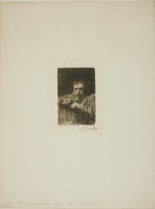 Een schilder-ets (zelfportret)
