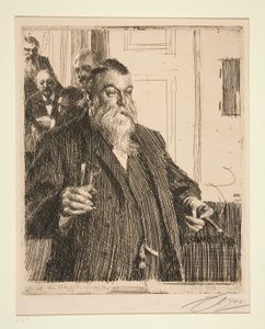 Een Toast II door Anders Leonard Zorn