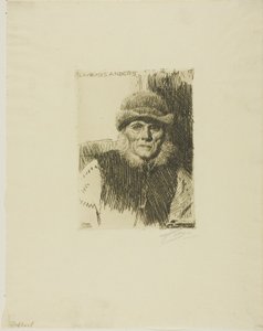Dalecarliaanse boer (Lavards Anders) door Anders Leonard Zorn