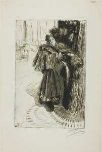 Effet de Nuit III door Anders Leonard Zorn