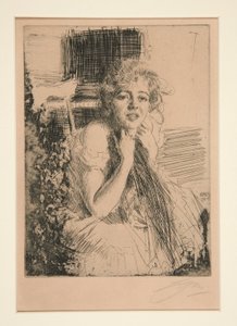 Emma Rasmussen door Anders Leonard Zorn