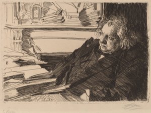Ernest Renan door Anders Leonard Zorn