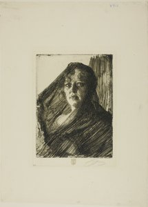 Gerda Lundequist door Anders Leonard Zorn