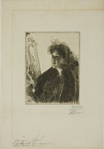 Meisje met een Sigaret I door Anders Leonard Zorn