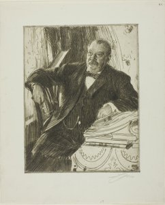 Grover Cleveland II door Anders Leonard Zorn
