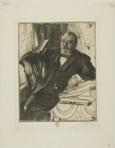 Grover Cleveland II door Anders Leonard Zorn