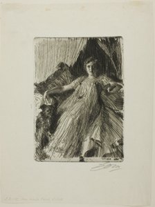 Maud Cassel (Mevrouw Ashley) door Anders Leonard Zorn