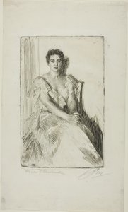 Mevrouw Cleveland II door Anders Leonard Zorn