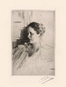 Mevrouw Nagel door Anders Leonard Zorn