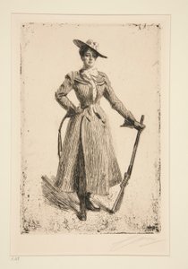 Mevrouw Thompson Seton door Anders Leonard Zorn