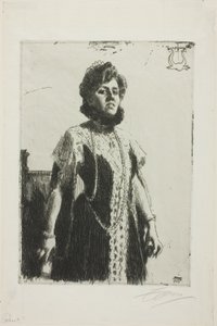 Oxenstierna (Mevrouw Aurore Klintberg, geboren Oxenstierna, hele lengte)