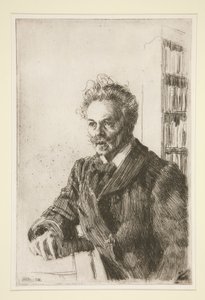 Portret van August Strindberg