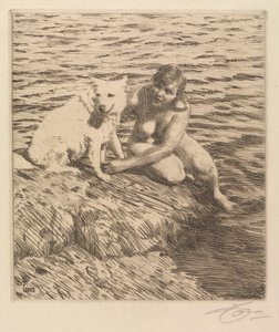 Sappho door Anders Leonard Zorn