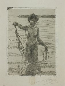Zeewier door Anders Leonard Zorn