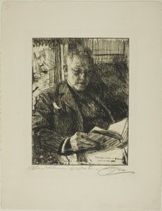 Reisgenoot (Mr. Ch. Deering) door Anders Leonard Zorn