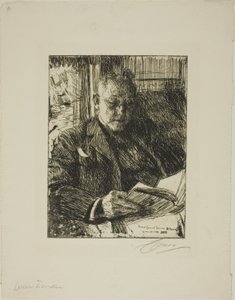 Reisgenoot (Mr. Ch. Deering) door Anders Leonard Zorn
