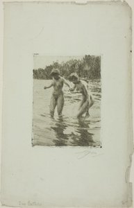 Twee Baders door Anders Leonard Zorn