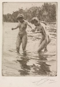 Twee baders door Anders Leonard Zorn