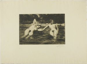Waternimfen door Anders Leonard Zorn