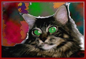 STREGATTONE, 2004 (Digitaal schilderij)