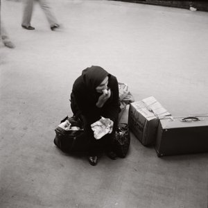 Wachten op vertrek, Rome, Italië