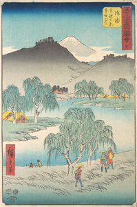 Goyu, 1855 door Ando Hiroshige