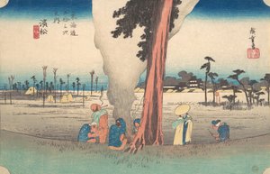 Hamamatsu, Toko no Zu, ca. 1834 door Ando Hiroshige
