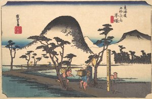 Hiratsuka, Nawate Do, ca. 1834 door Ando Hiroshige