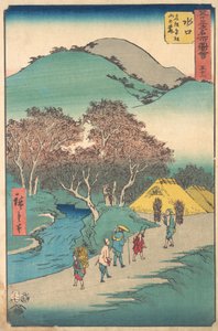 Mizukuchi, 1855 door Ando Hiroshige