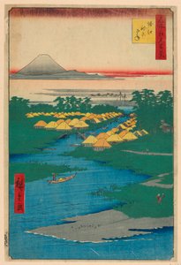 Nekozane bij Horikiri Kanaal No. 96 uit Honderd Beroemde Zichten van Edo (Horie, Nekozane)