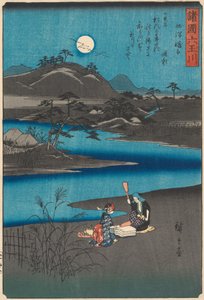 Zes Juweelrivieren uit Verschillende Provincies Shokoku Mu-Tamagawa, 1857