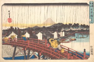 Zonneschijn bij Nihonbashi, 1833-34