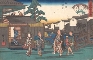 De Umegawa bij Ryogoku Yanagibashi, ca. 1835-42
