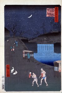 Honderd beroemde uitzichten van Edo: Aoi-helling buiten Toranomon